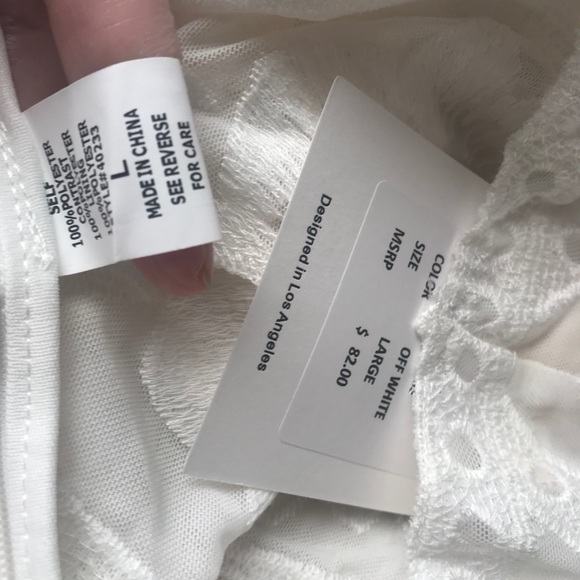 Embroidered Lace Body Suit - Picture 6 of 6